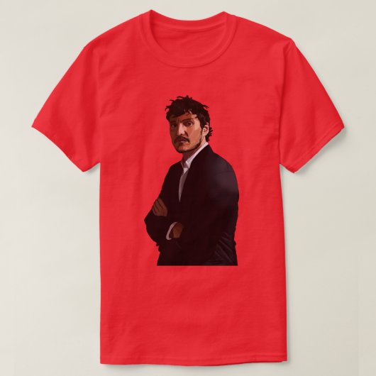 T-shirt Drôle cadeau Pedro Pascal (Design devant)