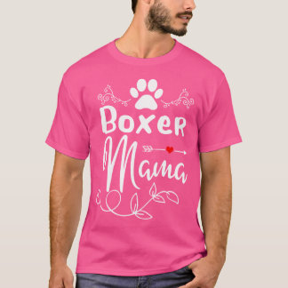T-shirt Drôle cadeau pour Boxer Moms Furry Paw Cadeau