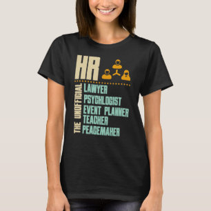 T-shirt Drôle cadeau pour la personne HR HR Manager Id