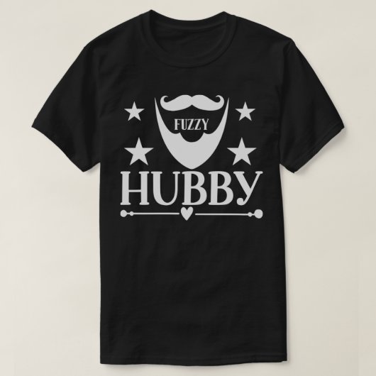 T-shirt Drôle Cadeaux de barbe Fuzzy Hubby 2 (Design devant)