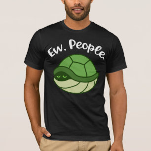 T-shirt Drôle Cadeaux de tortue Hommes Introvertir Cadeau