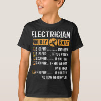Drôle Cadeaux Électricien - Taux horaire d'électri