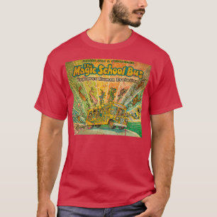 T-shirt Drôle Cadeaux Magique Cartoons École Bus Enfants I