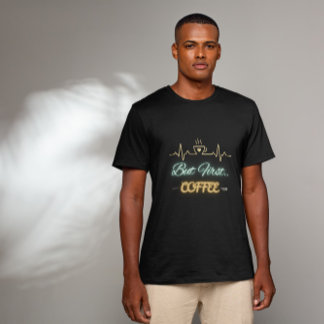 T-shirt Drôle café Cadeau Heartbeat - Mais premier café