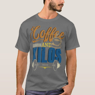 T-shirt Drôle caféine haltérophilie Entraînement Cadeaux C