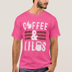 T-shirt Drôle caféine haltérophilie Entraînement Cadeaux C