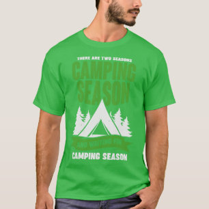 T-shirt Drôle Camping Saison Scout Camper Cadeau