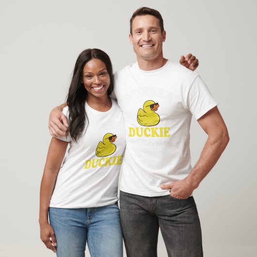 T-shirt Drôle Canard en caoutchouc Jaune Duckie Crew Bain  (Unisexe)