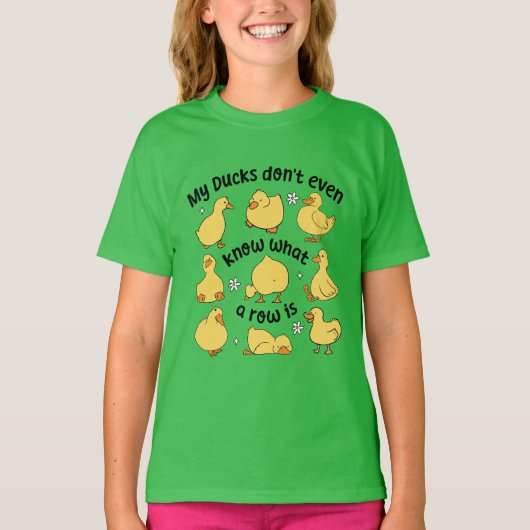 T-shirt Drôle Canards Sarcastique (Devant)
