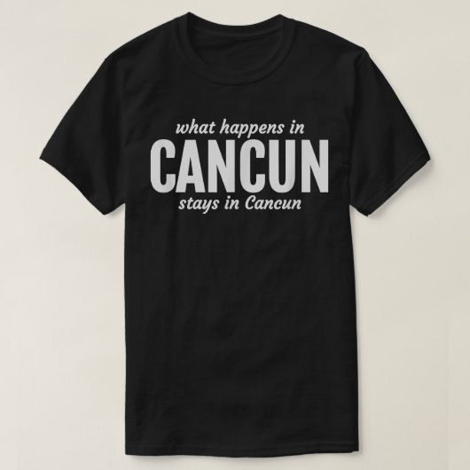 T-shirt Drôle Cancun Spring Break T (Design devant)