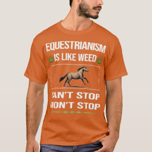 T-shirt Drôle Cant Stop Equestrianisme Cheval Horse Horseb