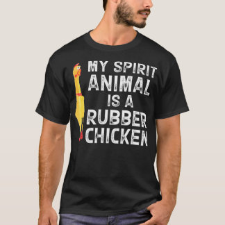 T-shirt Drôle Caoutchouc Poulets Cadeaux Hommes Femmes Cao