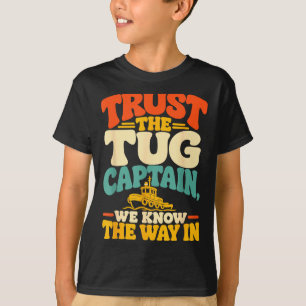 T-shirt Drôle capitaine de remorqueur opérateur de bateau