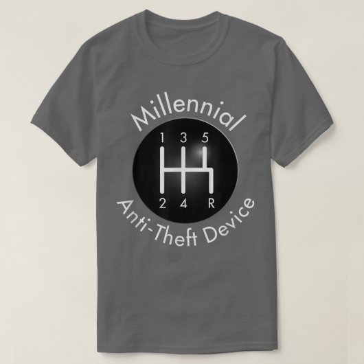 T-shirt Drôle CarGear Shift Engine Horsepower (Design devant)