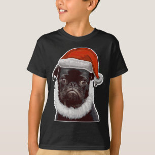 T-shirt Drôle Carlin Noël laid Sweater cadeau pour chien C