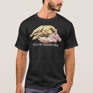 T-shirt Drôle Carlin Sleeping Photo C'est une journée sa