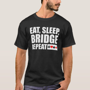 T-shirt Drôle carte de pont jeu cadeau Lover Bridge Lecteu