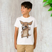T-shirt Drôle Cartoon fou chien Hilarious mignon animal an