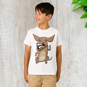 T-shirt Drôle Cartoon fou chien Hilarious mignon animal an