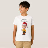 T-shirt Drôle Cartoon pour Noël (Devant entier)
