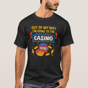 T-shirt Drôle Casino Design Pour Hommes Femmes Casino Joue