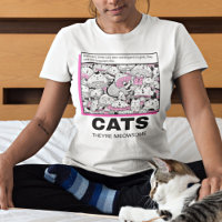 Drôle Cat Cote Comic Style de livre illustration
