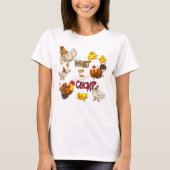 T-shirt Drôle Ce que le Cluck Chicken Humour Pun (Devant)