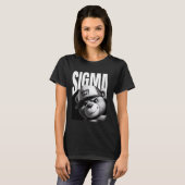 T-shirt Drôle Ce Que Sigma Ironic Meme Brainrot Citation (Devant entier)
