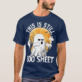 T-shirt Drôle Ceci Est Encore Boo Sheet Boo Ghost Hallowee