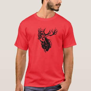 T-shirt Drôle Cerf, Chasseur, Chasse, Antlers