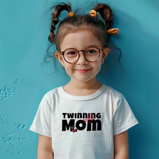 T-Shirt Drôle cerise vibe slogan d'anniversaire noir