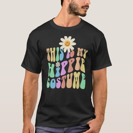 T-shirt Drôle C'EST MON HIPPIE Costume Super Hipster Pré (Devant)