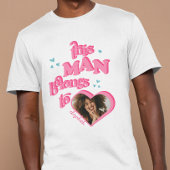 T-shirt Drôle cet homme appartient à GF Heart Photo T-Shir