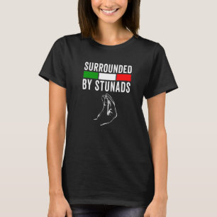 T-shirt Drôle Chansons Italiennes Entouré De Stunads Itali