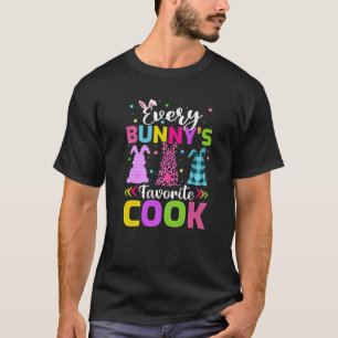 T-shirt Drôle Chaque lapin préféré Cuisiner Pâques