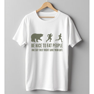 T-shirt Drôle chasse à l'ours