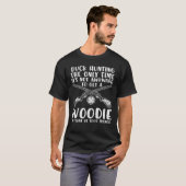 T-shirt Drôle Chasse au canard Dit Retro (Devant entier)
