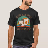 T-shirt Drôle Chat Chonk Oh Lawson Il Vient Pour Kitten Fe (Devant)