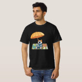 T-shirt Drôle chat de dessin animé (Devant entier)