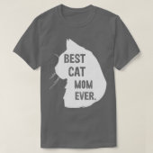 T-shirt Drôle Chat Maman Meilleur Chat Maman Jamais Meow C (Design devant)