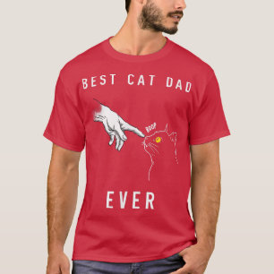 T-shirt drôle chat meilleur papa chat jamais mei avec mon 