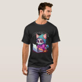 T-shirt Drôle Chat Pun Tech Savvy Kitten Programmation Pun (Devant entier)