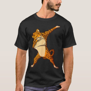 T-shirt Drôle Cheetah Danse Pour Enfants Garçons Filles Da