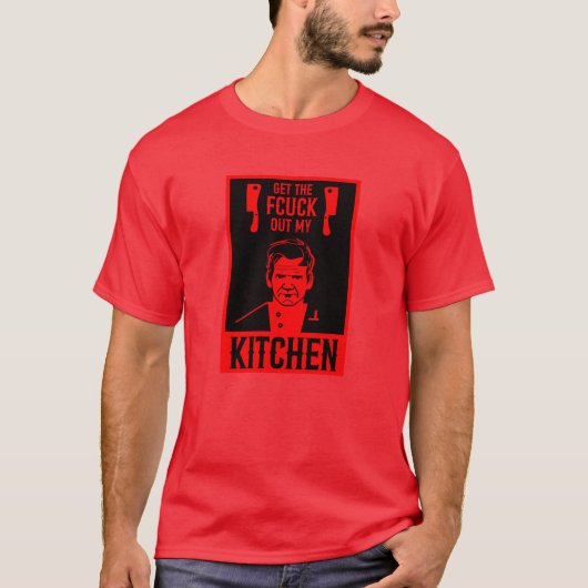 T-shirt Drôle Chef en colère (Devant)