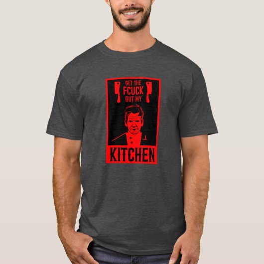 T-shirt Drôle Chef en colère (Devant)