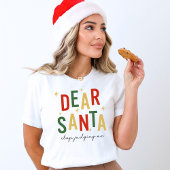 T-shirt Drôle Cher Noël Père Noël