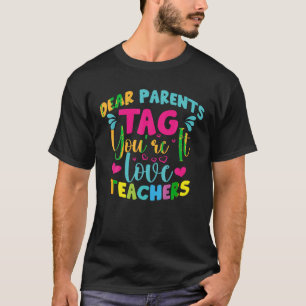 T-shirt Drôle Chers Parents Balise Vous êtes ça Amour Ense