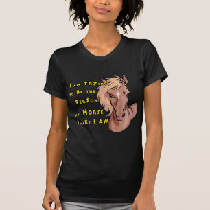 T-shirt Drôle Cheval