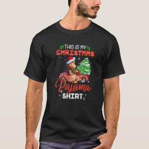 T-shirt Drôle Cheval C'Est Mon Pyjama De Noël