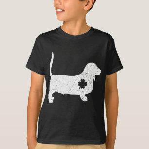 T-shirt Drôle chien amoureux Basset Hound Costume St Patri